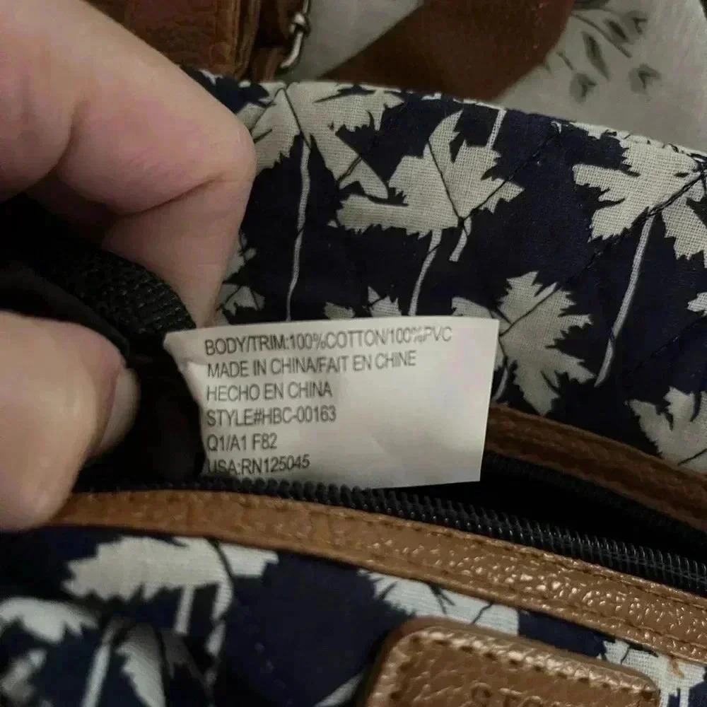 Stone Mountain adjustable purse with palm trees - Picture 3 of 6